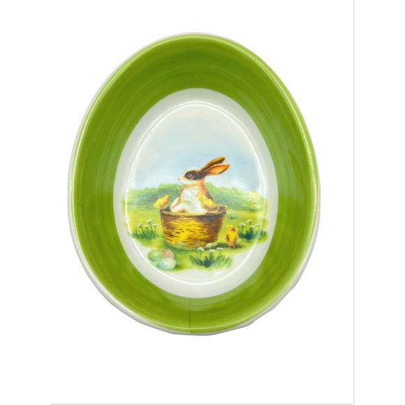 Williams Sonoma 2011 Bunny Ramekin Easter Egg Shape Dessert Bowl Replacement - Picture 1 of 5